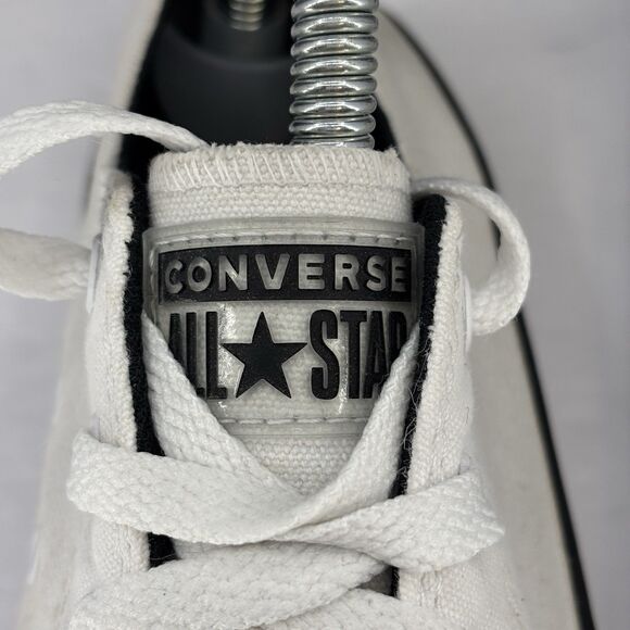 Converse Chuck Taylor All Star OX White Canvas Black Stripe Size‎ 6..... 669783F - Picture 15 of 16